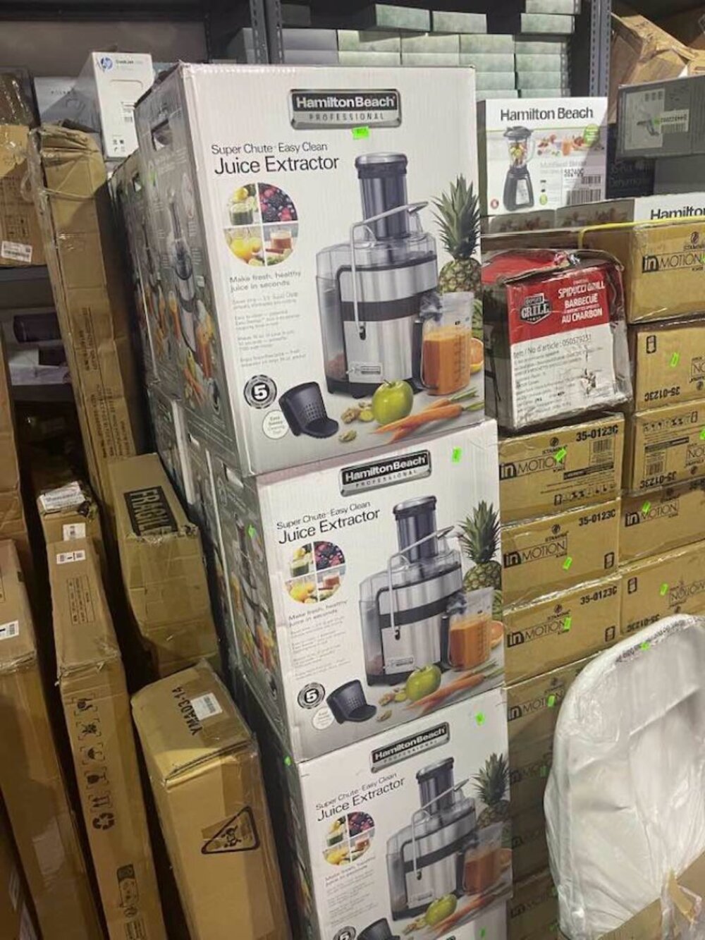 Hamilton Beach Professional Super Chute Easy Clean Juice Extractor, 1100 Watts,